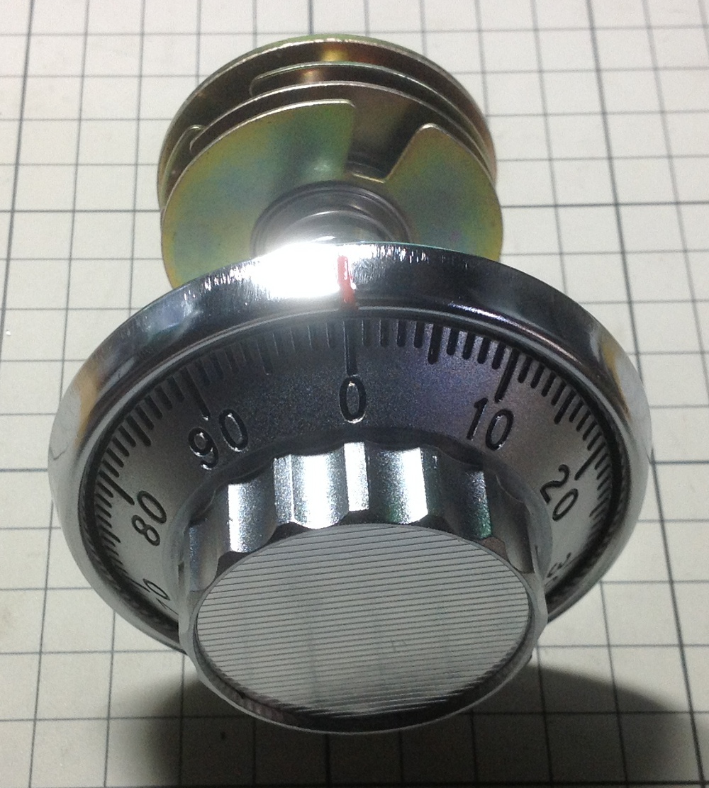 固定ダイヤル錠の外観